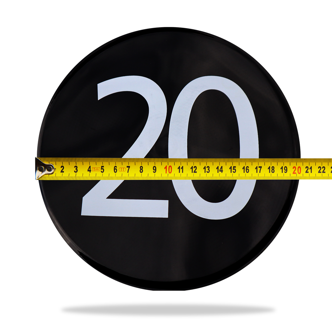 20 x NUMBERED & COLOURED SPEED & AGILITY FLAT MARKERS