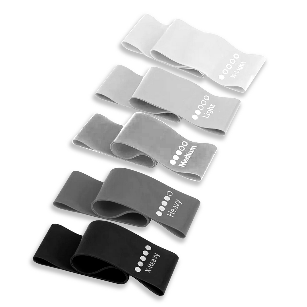 10 SETS x 5 EXTRA STRONG TRAINING RESISTANCE BANDS