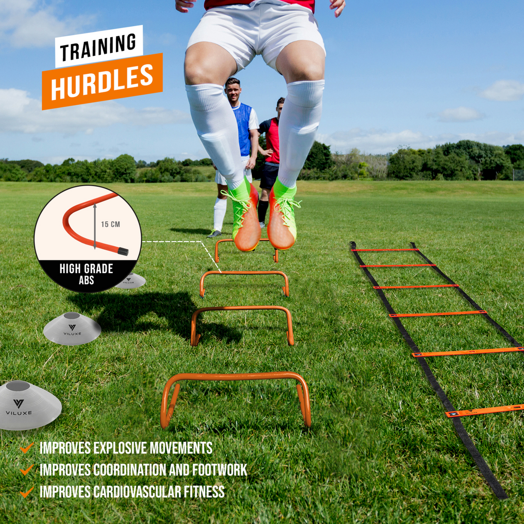 6 INCH SPEED TRAINING HURDLES [6 PACK]